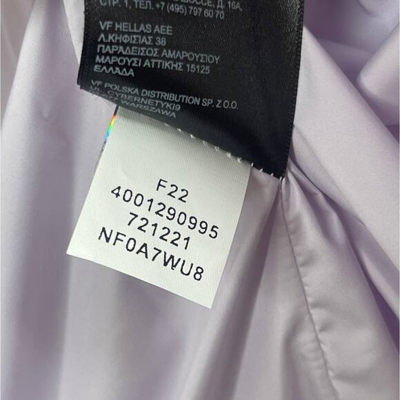 NWT The North Face TNF 2000 Puffer Lavender Print Jacket Women's Size Large - Picture 10 of 11